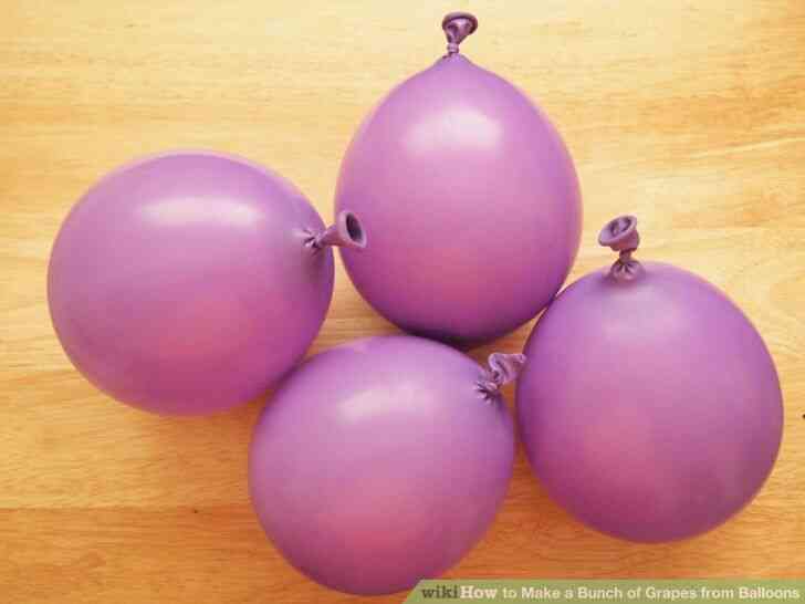 Image intitulée Faire une Grappe de Raisin à partir de Ballons à l